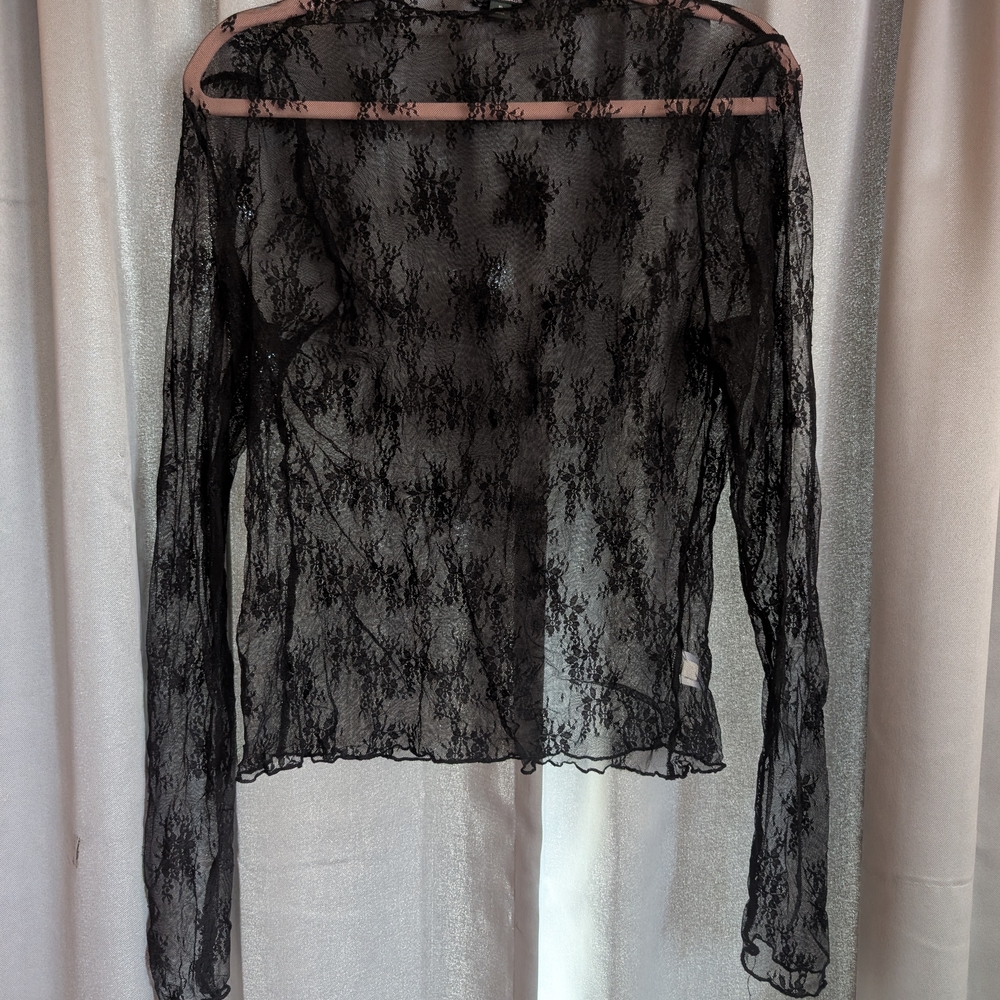 Wild Fable Black Lace Blouse